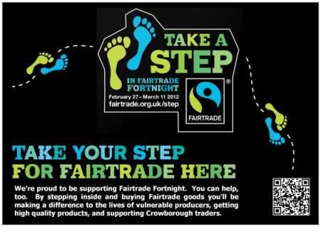 Take a Step for Fairtrade in Crowborough Poster